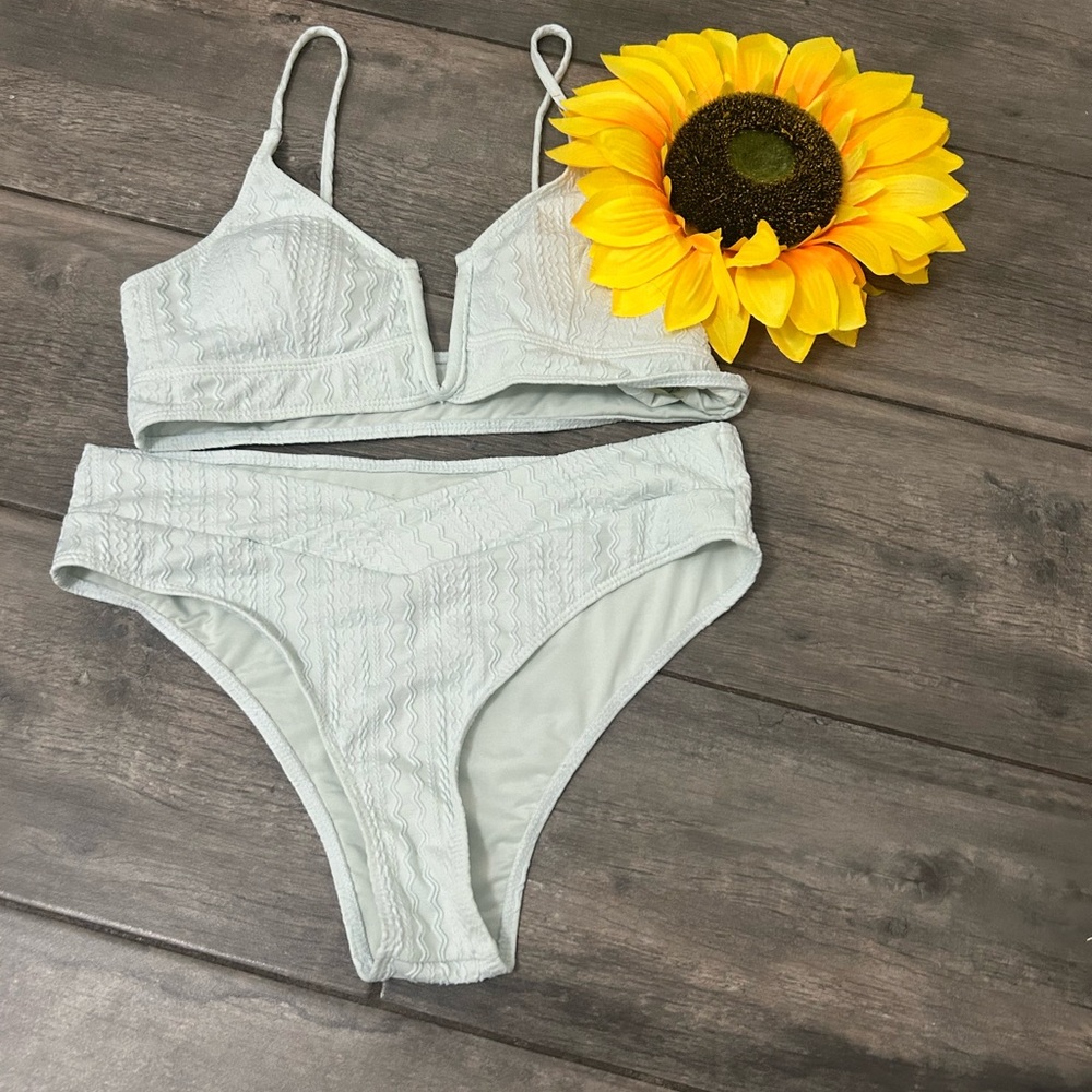 Amazon Essentials Light Blue Bikini Set